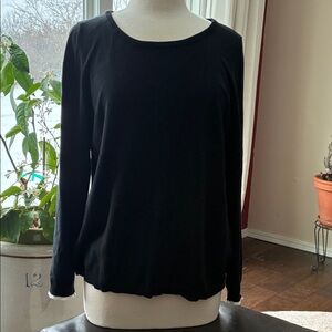 Absolutely Creative Worldwide Black Long Sleeve Women's Top